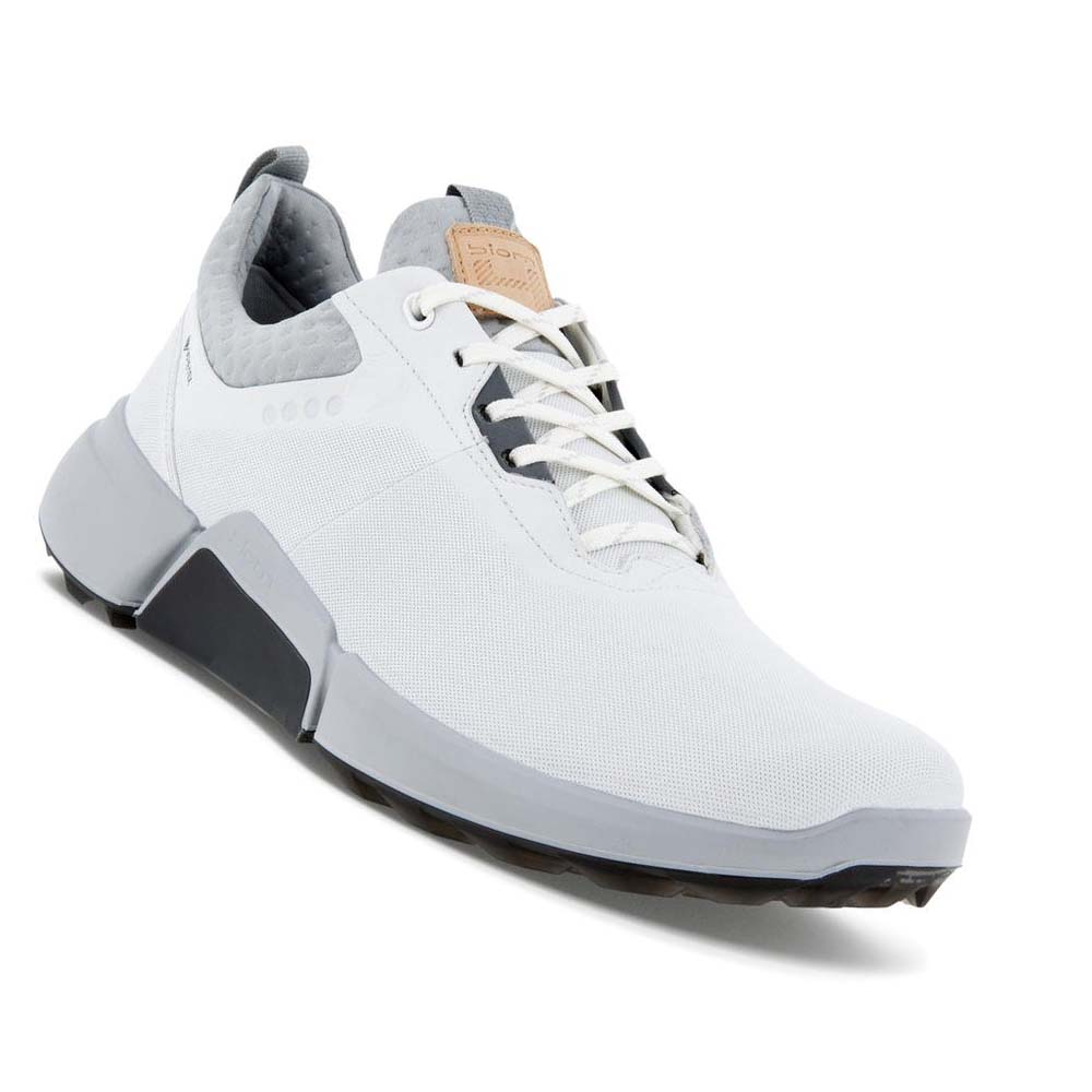 Men's Ecco Biom H4 Golf Shoes White | Canada 542JPQ